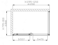 Поддон для душа Grossman Pragma PR-ST-120QL-R 120x80 левый