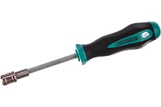 Отвертка для бит 1/4 с самозажимным адаптером 100 мм Jettools D7-4-610014