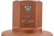 Сверло алмазное кольцевое DH-D400 (82х450 мм; 1 1/4; 8 сегментов) Адель ДУУ00005955