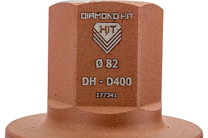 Сверло алмазное кольцевое DH-D400 (82х450 мм; 1 1/4; 8 сегментов) Адель ДУУ00005955