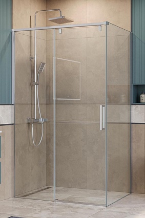 Душевой уголок BelBagno SOFT_CLOSE-1-AH-1-110/90-C-Cr 110x90 прозрачный, хром Душевой уголок BelBagno SOFT_CLOSE-1-AH-1-110/90-C-Cr 110x90 прозрачный, хром