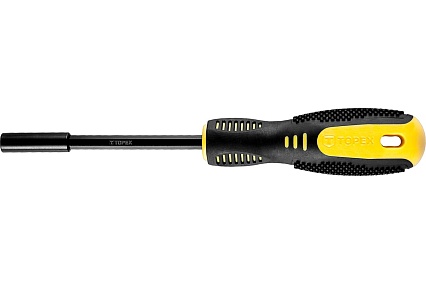 Отверточная рукоятка для наконечников Topex 1/4", 210 мм 39D860