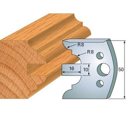 Комплект из 2-х ножей 50x4 SP CMT 690.522