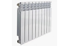 Радиатор Radena алюминиевый высота 500 мм, глубина 80 мм, 8 секций 008010208