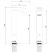 Смеситель для раковины Abber Wasserfall AF8611