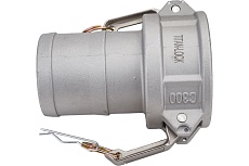 Алюминиевый камлок TITAN LOCK типа С серия EcoLine, розетка с хвостовиком 3&quot; TL300CAL-EL