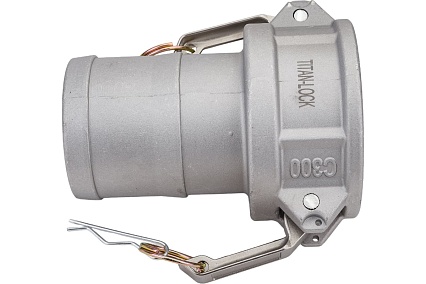 Алюминиевый камлок TITAN LOCK типа С серия EcoLine, розетка с хвостовиком 3" TL300CAL-EL