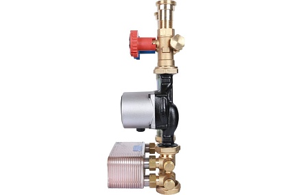 Насосная группа STOUT с 28 пластинами, с насосом Grundfos UPSO25-65 SDG-0038-282502 RG008U9S97E7UK