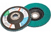 Круг лепестковый торцевой КЛТ 1, 125x22.23 мм, цирконий, P40 CARBODISK Н0160434 00-00016181