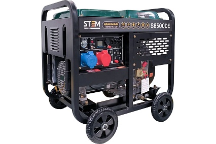 Дизельный генератор Stem Techno s8500de (8,5кв, электростартер, дисплей, подогрев, 230/400в, авр) ГЕН020