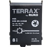 Набор плашек Terrax by RUKO 8шт M3-M12 HSS, A245014