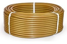 Труба PEX ДТРД 20x2.8, бухта 100 м, золотистая VI7 2028100PXGD