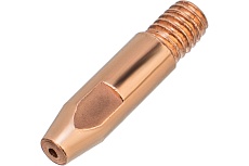 Токосъемный наконечник под проволоку 1.2 мм, М6, 28 мм, E-Cu, 20 шт для MIG горелки тип 24 Denzel 93648