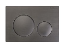 Кнопка смыва BelBagno BB-17C-GM оружейная сталь