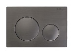 Кнопка смыва BelBagno BB-17C-GM оружейная сталь