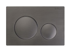 Кнопка смыва BelBagno BB-17C-GM оружейная сталь