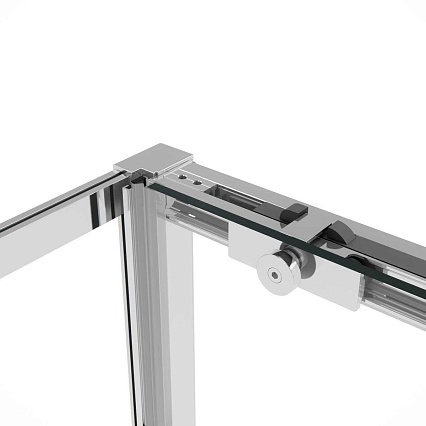 Душевой уголок Vincea Слим Софт (Slim Soft) VSR-1SS9012CLBC 120x90 брашированная медь, стекло прозрачное