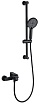 Смеситель для ванны Black&White Universe UK8303B черный матовый