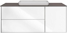 Тумба с раковиной Kerama Marazzi Plaza Modern 120 см, 3 ящика, белый