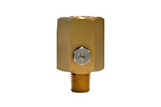 Дроссель из латуни A-Flow 1/2&quot; BSPT (G) игла нержавеющая сталь VNZ-MF-8G-BR-SS