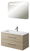 Мебель для ванной Creto Ares 100 см светлое дерево