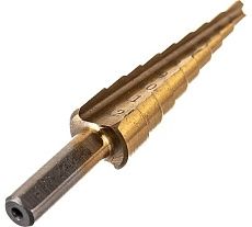 Сверло по металлу ступенчатое 4-12 мм Vertextools 4-12