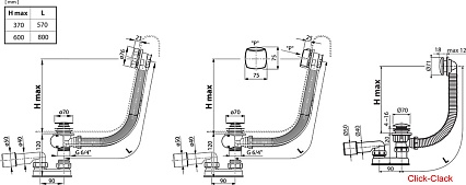 Акриловая ванна Ravak Formy 01 Slim 180x80 см C881300000