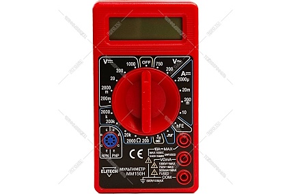 Мультиметр Elitech ММ 150Н 204881
