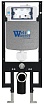 Комплект Weltwasser 10000010814 унитаз Merzbach 041 MT-BL + инсталляция + кнопка Amberg RD-CR