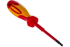 Диэлектрическая отвертка SL3х75мм, CrMo, до 1000В Gross 12941