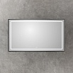 Зеркало BelBagno SPC-KRAFT-1400-800-LED-TCH-WARM-NERO 140x80 см антипар, черный
