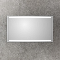 Зеркало BelBagno SPC-KRAFT-1400-800-LED-TCH-WARM-NERO 140x80 см антипар, черный
