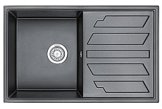 Кухонная мойка Granula GR-8002 79 см шварц