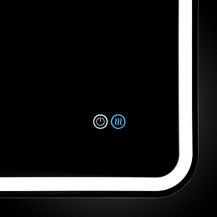 Зеркало Vincea VLM-3VC9008-2 90x80 см, сенсорный выключатель, диммер, антипар