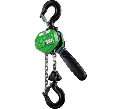 Ручная рычажная таль HITCH LHM104-G МИНИ, 0.5 т, 9 м, гальваническая цепь SZ060999