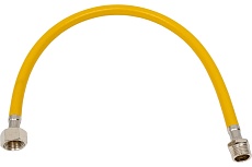 Шланг для газовых приборов ELKA 1/2&quot; х 0,5 м, в/н, ПВХ, желтый ИС.100508