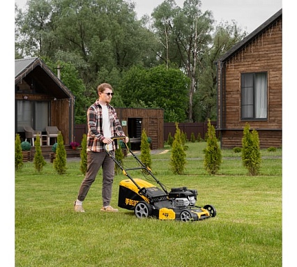 Бензиновая газонокосилка Denzel glr-510sp-zs 58825