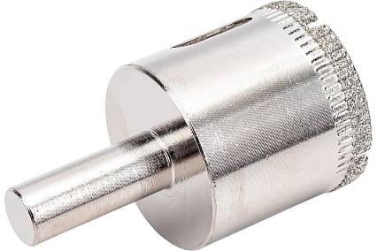 Коронка с центрирующим сверлом по стеклу и керамике (32х55 мм) Vertextools 336-32-55