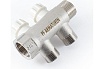 Коллектор с регулировочными вентилями PROFACTOR в/н 3/4" х 2 вых 1/2"нар PF MV 268.2