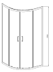 Душевой уголок Vincea Alpha VSQ-3AL800MT 80x80 хром, текстурное