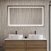 Зеркало BelBagno SPC-KRAFT-1400-800-SENS-AL 140x80 см сенсорный выключатель, сатин