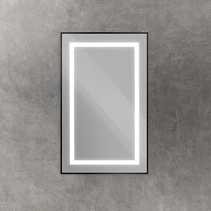 Зеркало BelBagno SPC-KRAFT-500-800-SENS-NERO 50x80 см сенсорный выключатель, черный