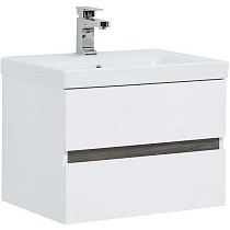 Мебель для ванной Aquanet Беркли 50 см белый/дуб рошелье