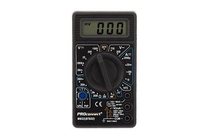 Цифровой мультиметр PROCONNECT M832 DT832 13-3012