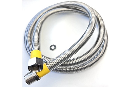 Сильфон для газа TUBOFLEX в оплетке ПВХ 1/2", 1.5 м, ВР/НР 4829572