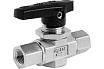 Шаровой кран Hy-Lok 102 серии, проходной, NPT 1/8" внутр. - NPT 1/8" внутр VHB1-F-2N