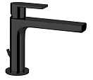 Смеситель для раковины Gessi Via Manzoni 38601-299 с донным клапаном, черный