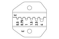 Кримпер для обжима штыревых наконечников 0.5 - 4.0 мм2 Rexant ht-301 E tl-336 E 12-3013