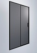 Душевая дверь Timo TD-150/03GR-6 150x195 графит, черный