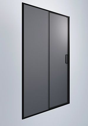 Душевая дверь Timo TD-150/03GR-6 150x195 графит, черный